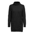 Women Long Sleeve Black Casual Elegant Dress - menochic